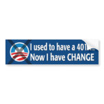 I used to have a 401K... Now I have Change!