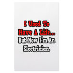 I Used to Have a Life...Electrician Personalized Stationery