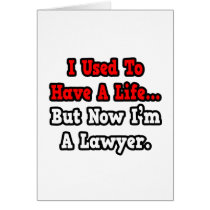 I Used to Have a Life...Lawyer