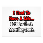 I Used to Have a Life...Wrestling Coach Personalized Announcement