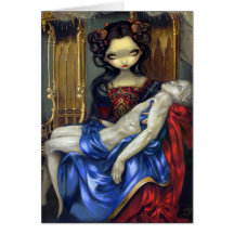 "I Vampiri:  Pietà" Greeting Card