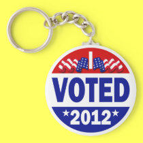 I Voted 2012 keychains