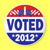 I Voted 2012 magnets