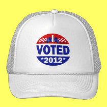 I Voted 2012 hats