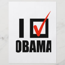 I Voted Obama T-shirt Flyer
