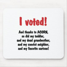 I voted, thanks Acorn Mousepad
