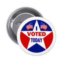 I Voted Today buttons