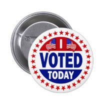 I Voted Today buttons