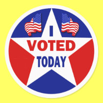 I Voted Today stickers