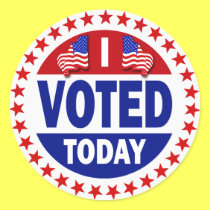 I Voted Today stickers
