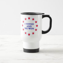 I Voted We Won Coffee Mug