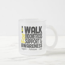 I Walk For Endometriosis Awareness Coffee Mugs