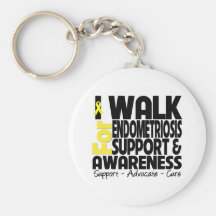 I Walk For Endometriosis Awareness Key Chains