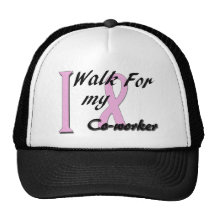 I walk for my coworker trucker hats