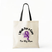 I Walk For My Mom - Purple Ribbon Bag