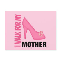I Walk for My Mother Postcards