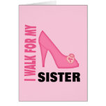 I Walk for My Sister Cards