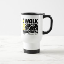 I Walk For Suicide Prevention Awareness Coffee Mugs