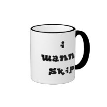 I Wanna Skip Mug - Black