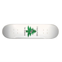 I want a koala for christmas custom skateboard