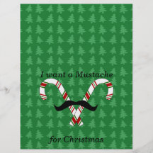 I want a moustache for christmas candy canes custom flyer