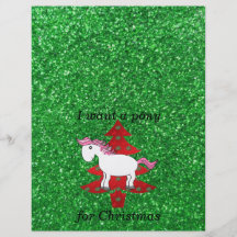 I want a pony for christmas flyers