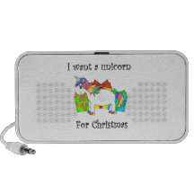 I want a unicorn for Christmas Speaker