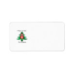 I want an owl for christmas labels