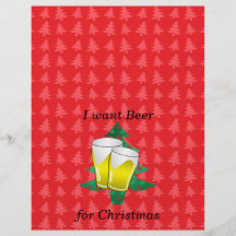 I want beer for christmas flyers