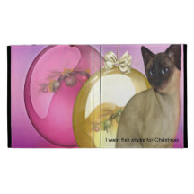 I Want Fish Sticks for Christmas iPad Folio Case