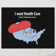 I want Health Care like Congress has Full Color Flyer
