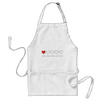 I want to spend my remaining life with you apron