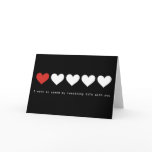 I want to spend my remaining life with you card