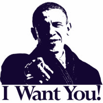 I Want You: Barack Obama Magnet Photo Sculptures