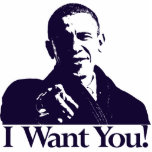 I Want You: Barack Obama Magnet photo sculptures