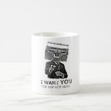 I want you for hip-hop army mug
