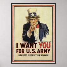 I want you for U.S. Army James Montgomery Flagg Poster
