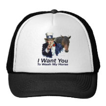 I Want You: To Wash My Horse Mesh Hats