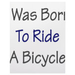 I Was Born To Ride A Bicycle Letterhead Design