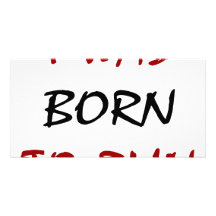 I Was Born To Run Photo Greeting Card