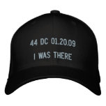 I was there: date stamped in history embroidered hats