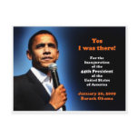 I was There! Jan 20, 2009 44th President Obama Post Cards