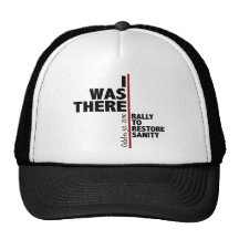 I was there sanity rally trucker hat