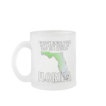 I wasn't born here...Florida Mug