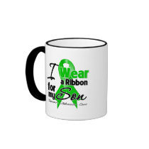 I Wear a Green Ribbon For My Son Coffee Mug