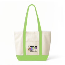 I Wear An Autism Ribbon For My Brother Tote Bags