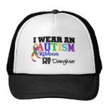 I Wear An Autism Ribbon For My Daughter Hats