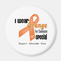 I Wear an Orange Ribbon For Someone Special Magnets