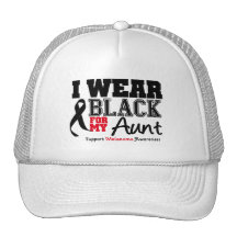 I Wear Black For My Aunt Mesh Hat