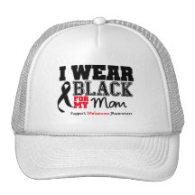 I Wear Black For My Mom Mesh Hat